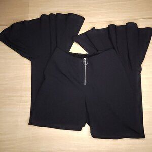 Scripted Women’s Black Flare Leg Pants Small